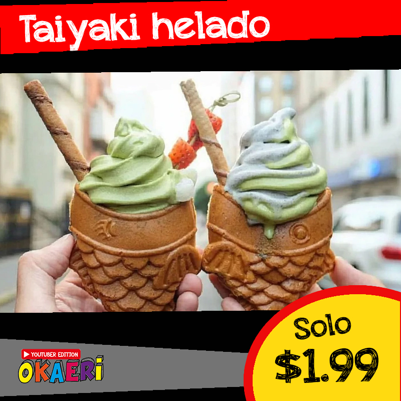 taiyaki helado